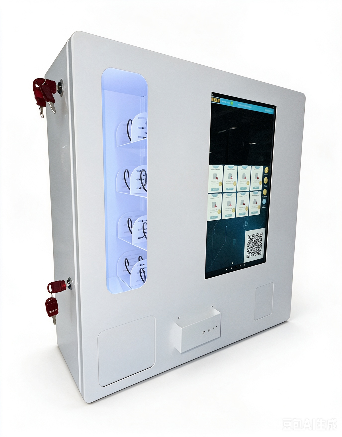 Compact Wall-Mounted Trading Card Vending Machine for TCG Hobby Shops & Retail Stores