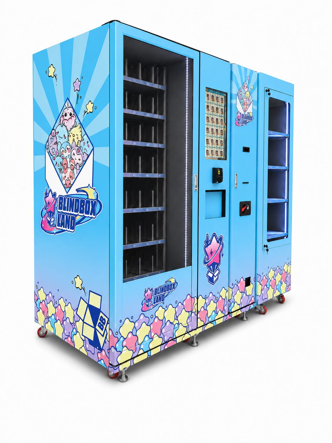 Standalone Kiosks TCG Card and Pokémon Card Booster Pack Vending Machine with HD Digital Touchscreen