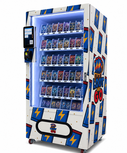 TCG Card and Pokémon Card Booste Packs Vending Machine with compact touchscreen