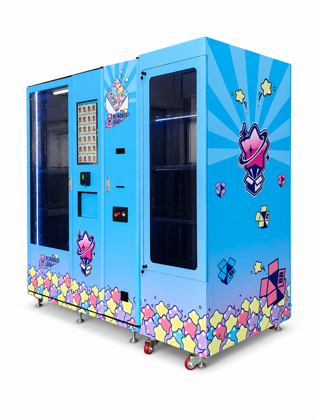 Standalone Kiosks TCG Card and Pokémon Card Booster Pack Vending Machine with HD Digital Touchscreen