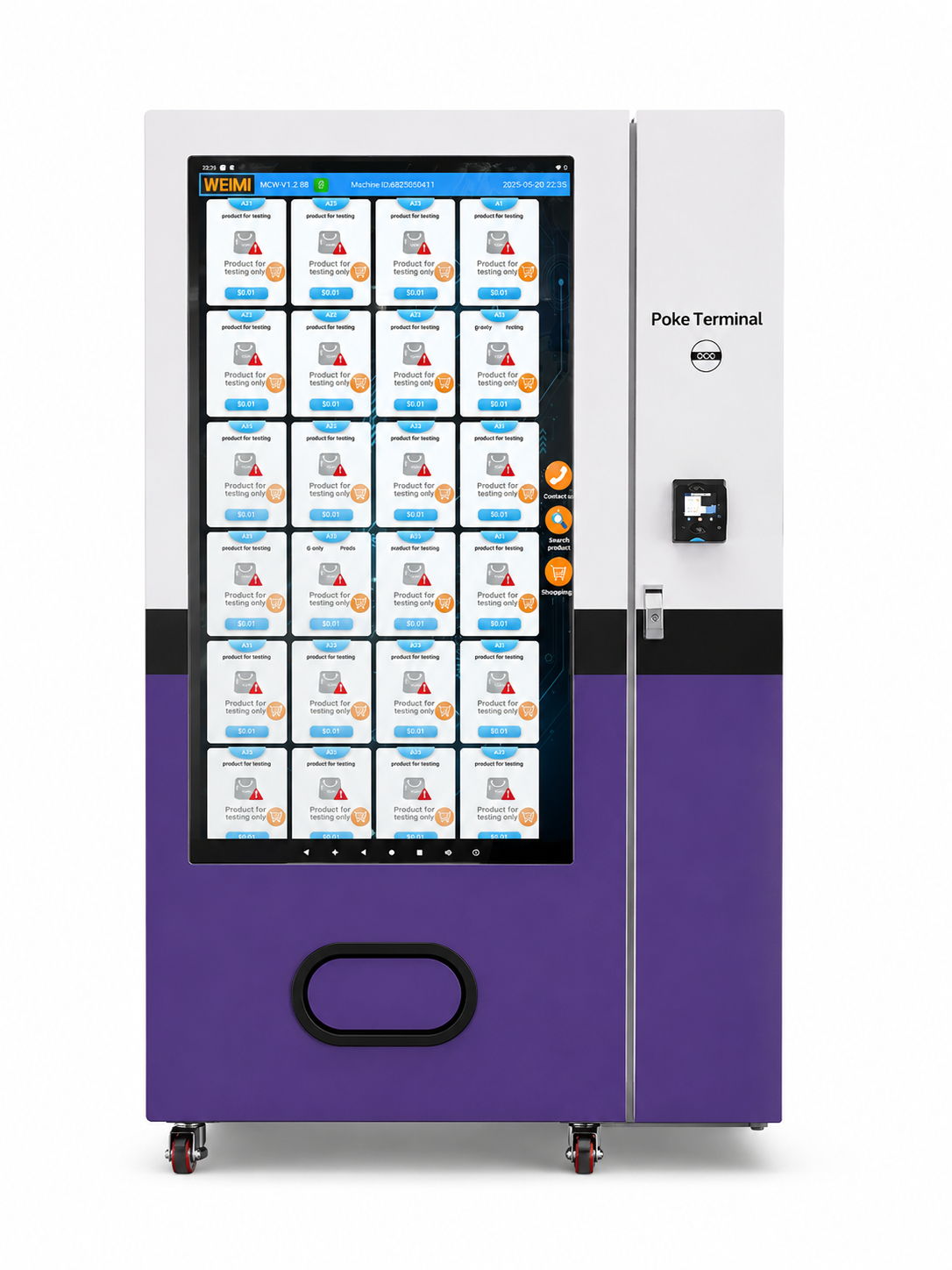 Smart Floor-Standing TCG & Blind Box Vending Machine with 55-Inch Display Screen