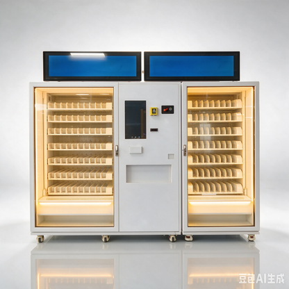 Dual-Unit Combo TCG & Collectibles Vending Machine with Multi-Currency Global Payment
