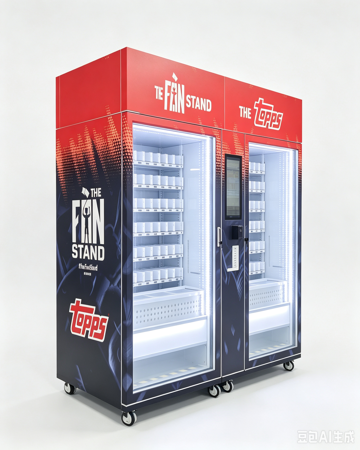 Dual-Unit Combo TCG & Collectibles Vending Machine with Multi-Currency Global Payment