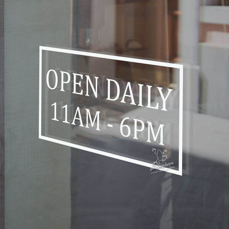 Limited Store Hours