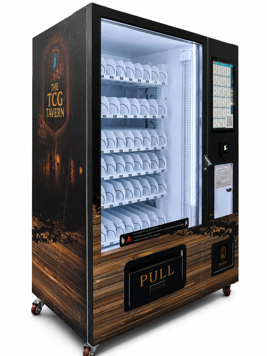 Smart TCG Card and Booster Packs Vending Machine with Extra Slave cabinet